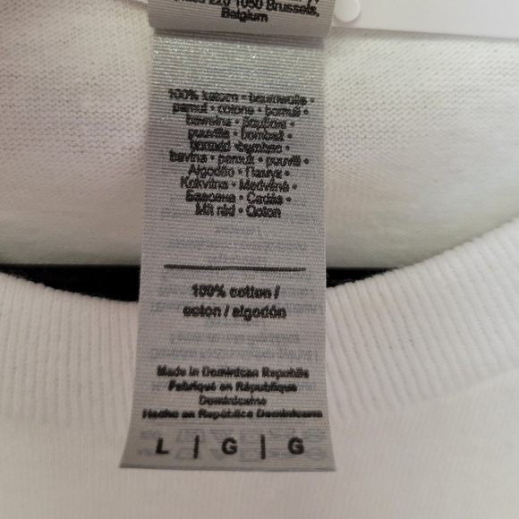 Sanrio Gudetama Pizza Graphic T-shirt White L - Picture 5 of 7